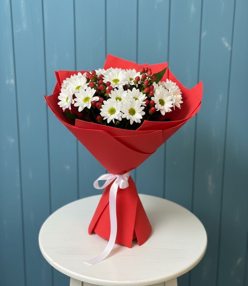 Букет цветов из: Хризантемы в Пензе