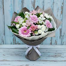 Букет цветов из:  Герберы, Альстромерии и Хризантемы #REPLACE_PRED# Пензе