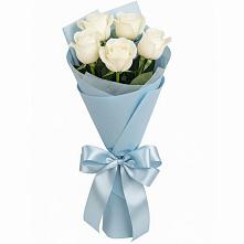 Букет 5 Белых роз Проуд #REPLACE_PRED# Пензе