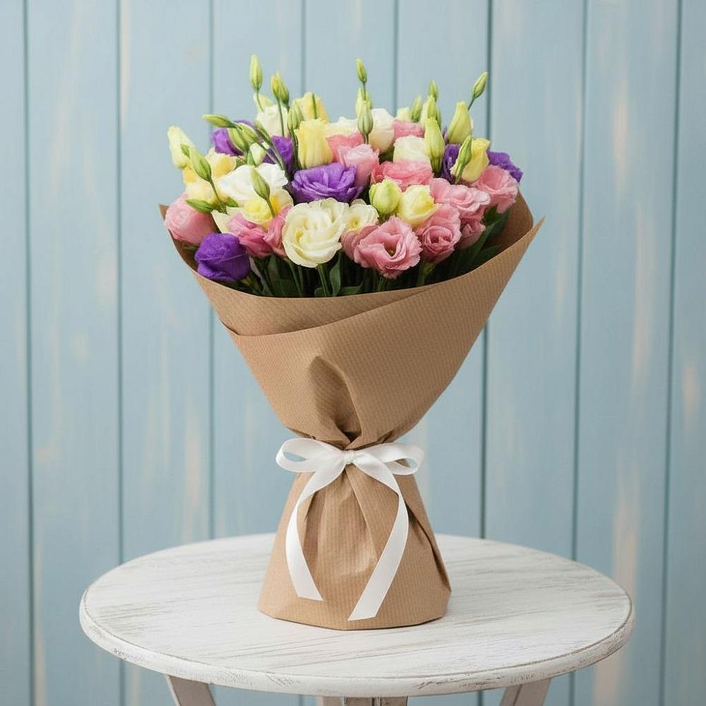 Букет цветов из: Лизиантусы в Пензе