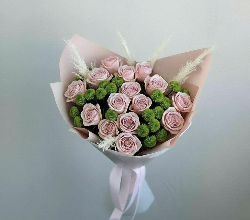 Букет цветов из: Розы и Хризантемы в Пензе