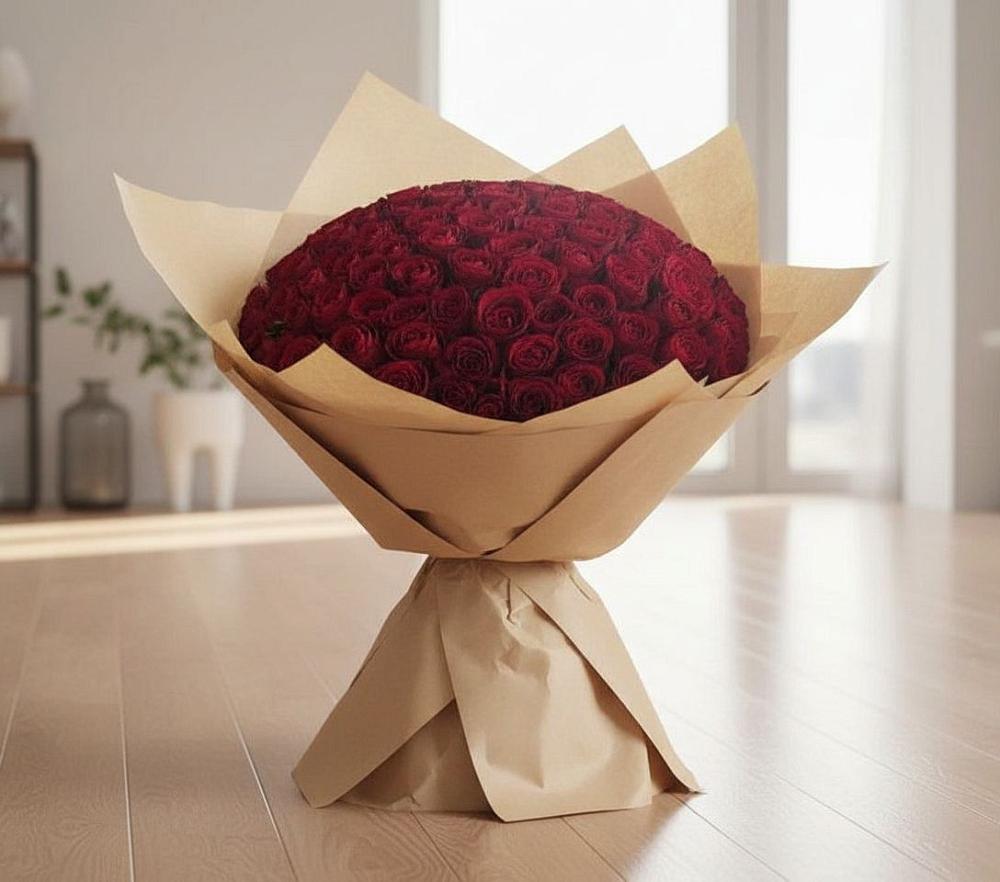 Букет 101 Красная роза в Пензе