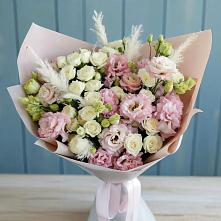 Букет цветов из:  Альстромерии и Розы в Пензе