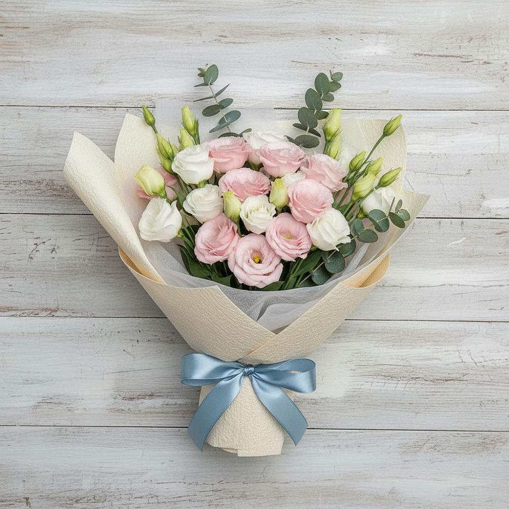 Букет цветов из: Лизиантусы в Пензе